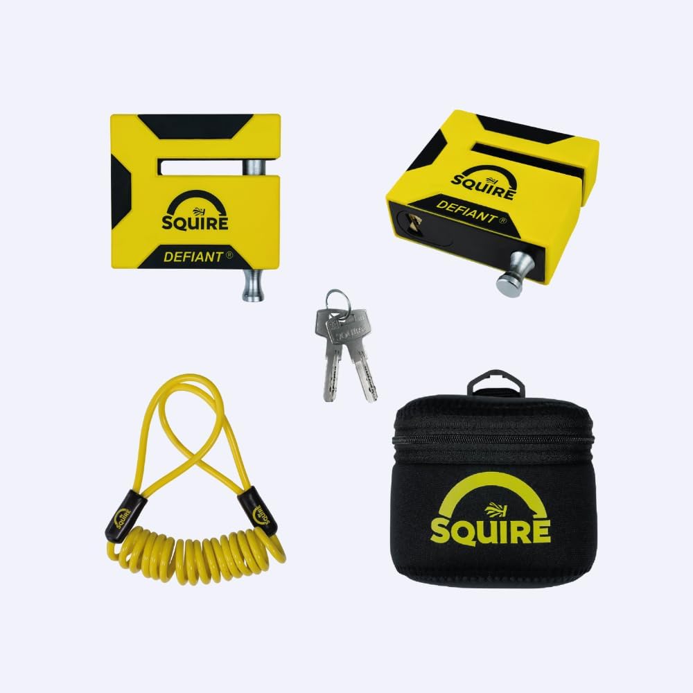 Squire Defiant Motorcycle Security Disc Lock 25mm