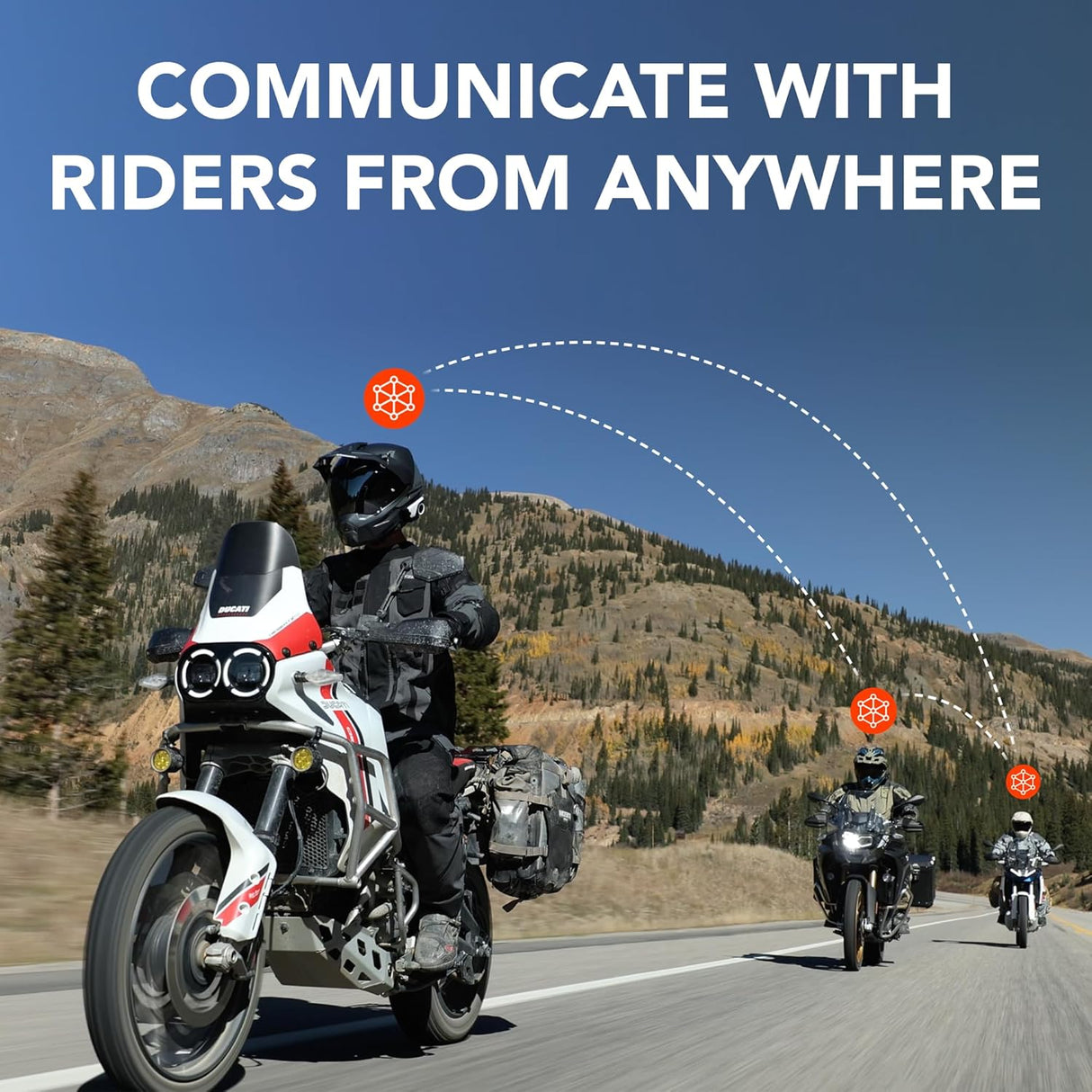 Sena 60S Motorcycle Communication Headset WAVE Mesh Bluetooth Intercom