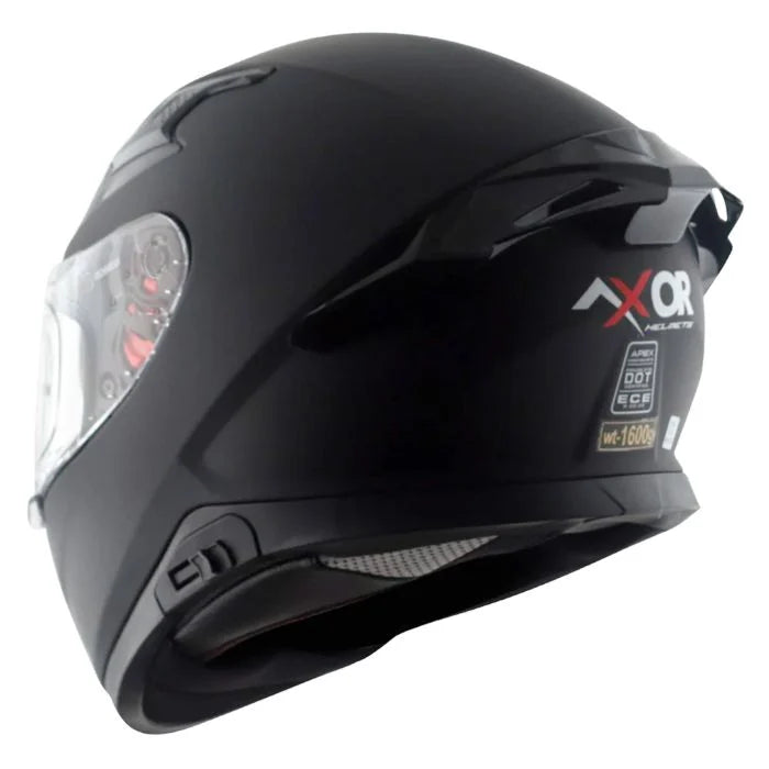 Axor Apex Motorcycle Helmet Matt Black