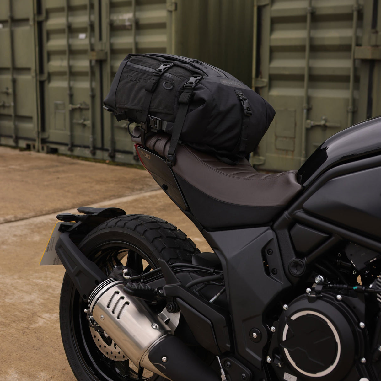 Oxford Atlas T-20 Advanced Tourpack Motorcycle Motorbike Luggage Tail Bag 20L Charcoal/Black