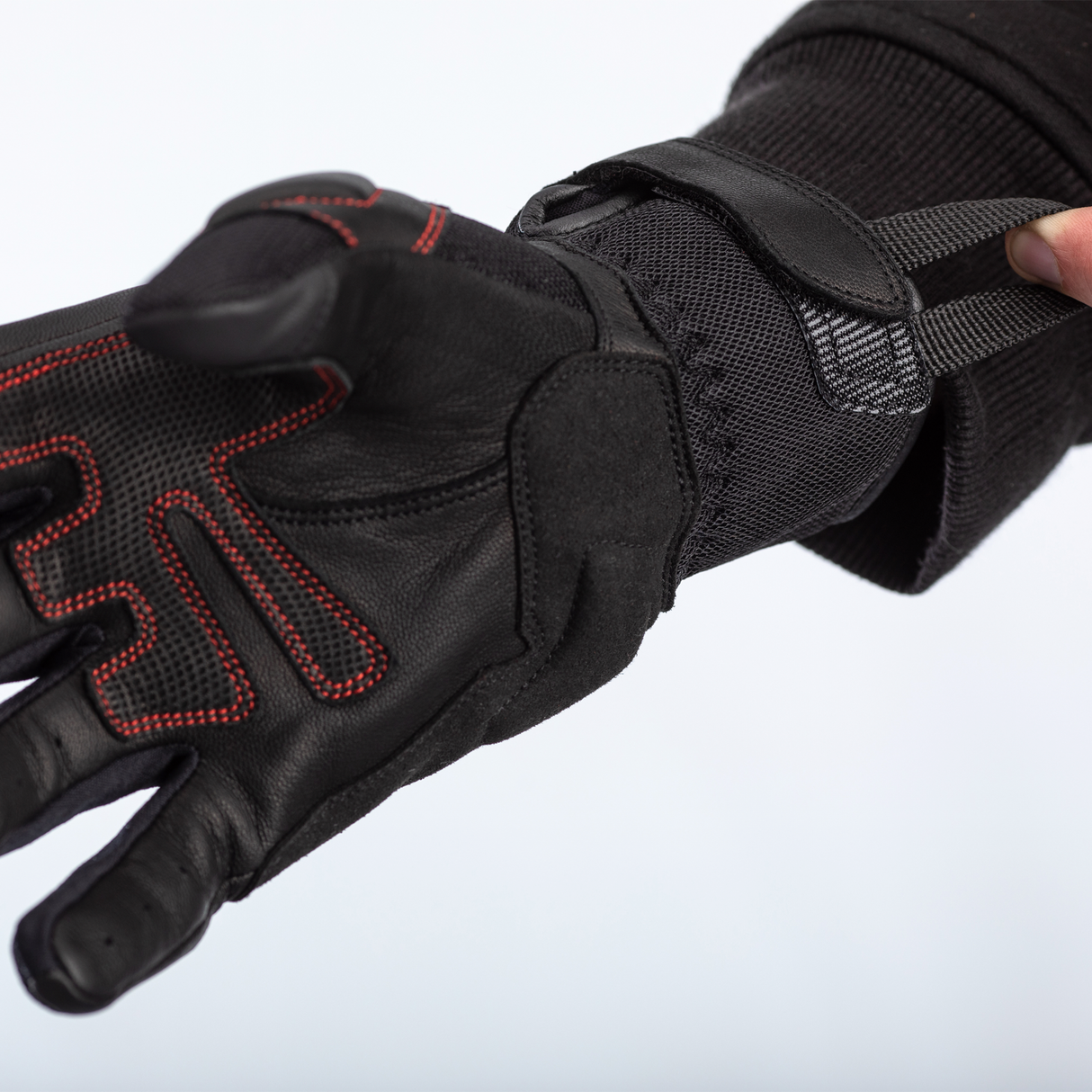 RST Urban Air 3 Mesh CE Mens Motorcycle Gloves - Black & Red