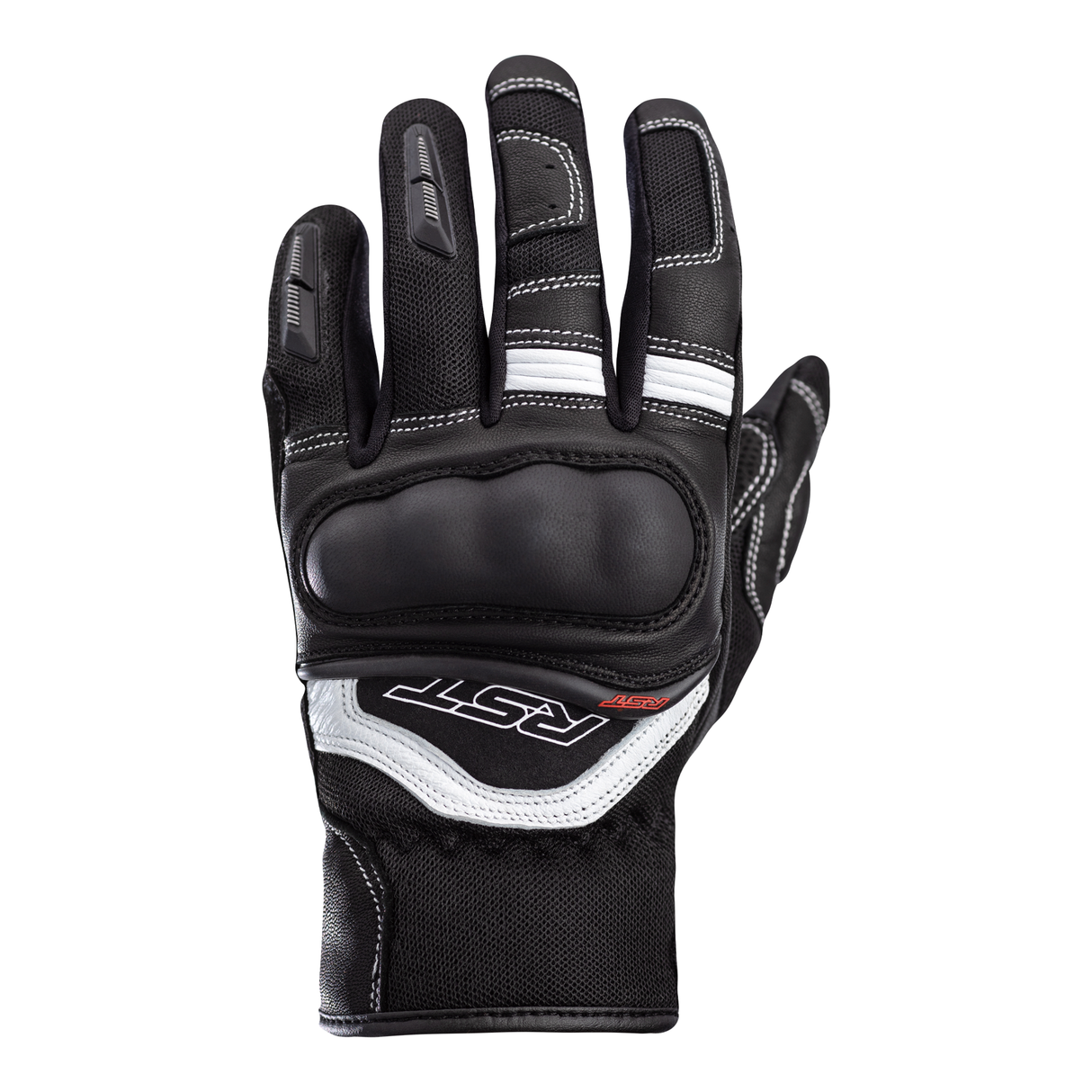 RST Urban Air 3 Mesh CE Mens Motorcycle Gloves - Black & White