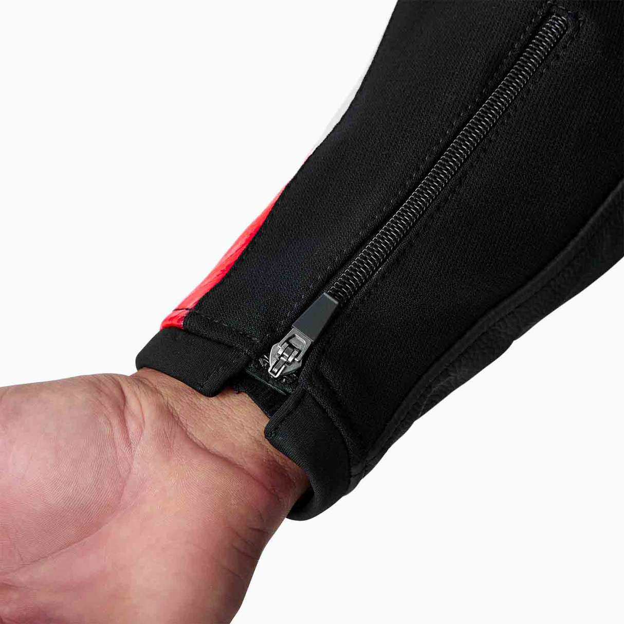 RST Tractech Evo D3O Motorcycle Leather Jacket - Red