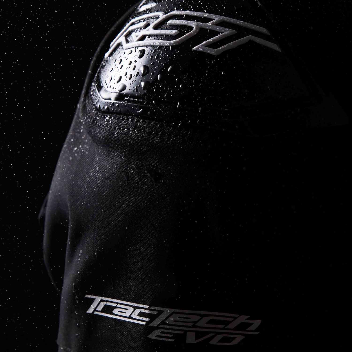 RST Tractech Evo D3O Motorcycle Leather Jacket - Black & White