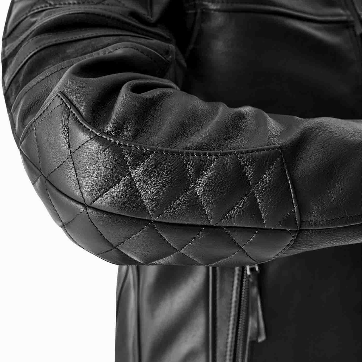 RST Hillberry D3O Motorcycle Leather Jacket - Black
