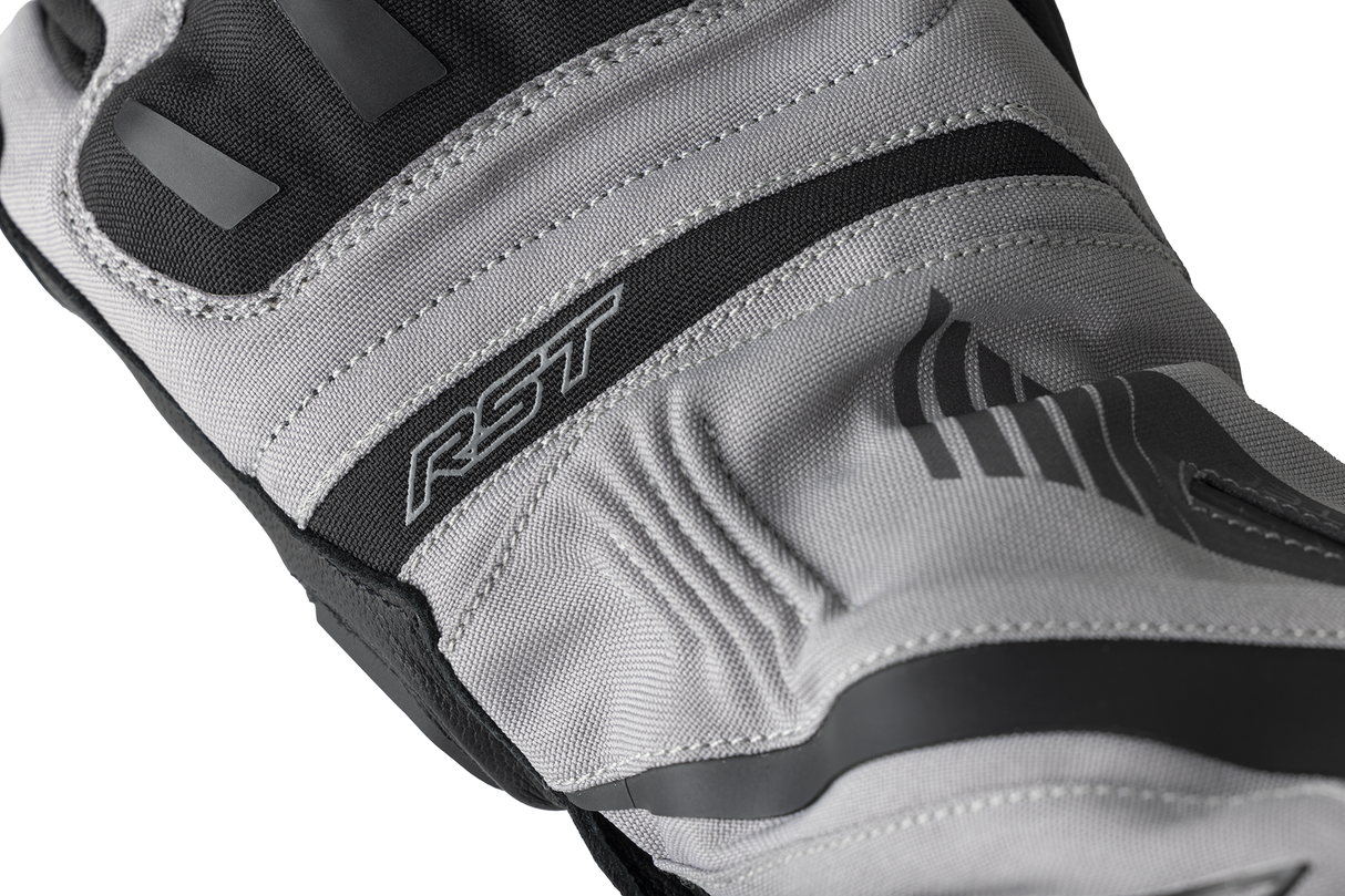 RST Vega Waterproof Motorcycle Gloves Silver Grey