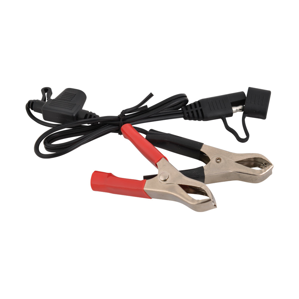Oxford EL104 Crocodile Clips To USA SAE Connector Motorcycle Motorbike Battery Charger Leads