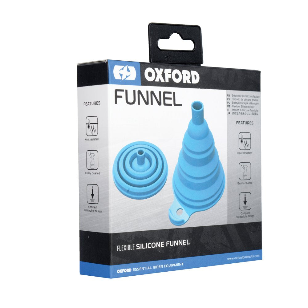 Oxford OX619 Collapsible Silicone Funnel Oil Change Accessory