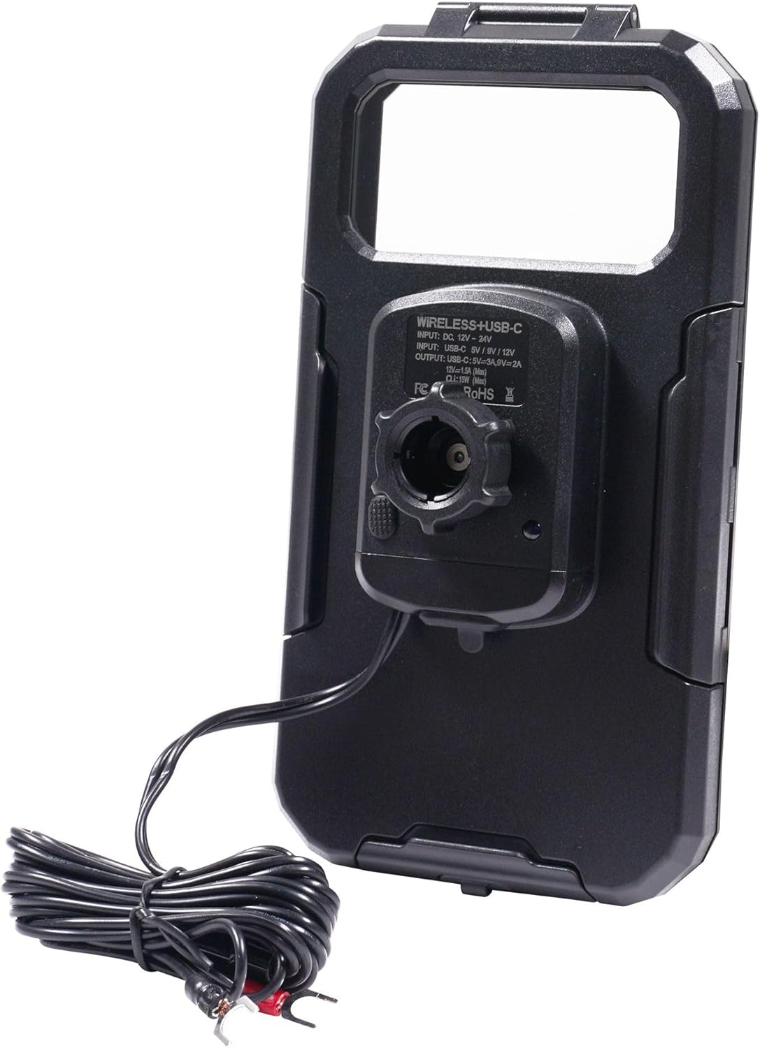 Bike It Waterproof Motorcycle Handlebar Phone Case Wireless Charger for 5.5"-7" Phones