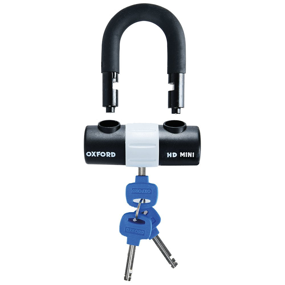 Oxford OF161 HD Mini Shackle 14mm Secure Motorbike Motorcycle Lock Disc Lock