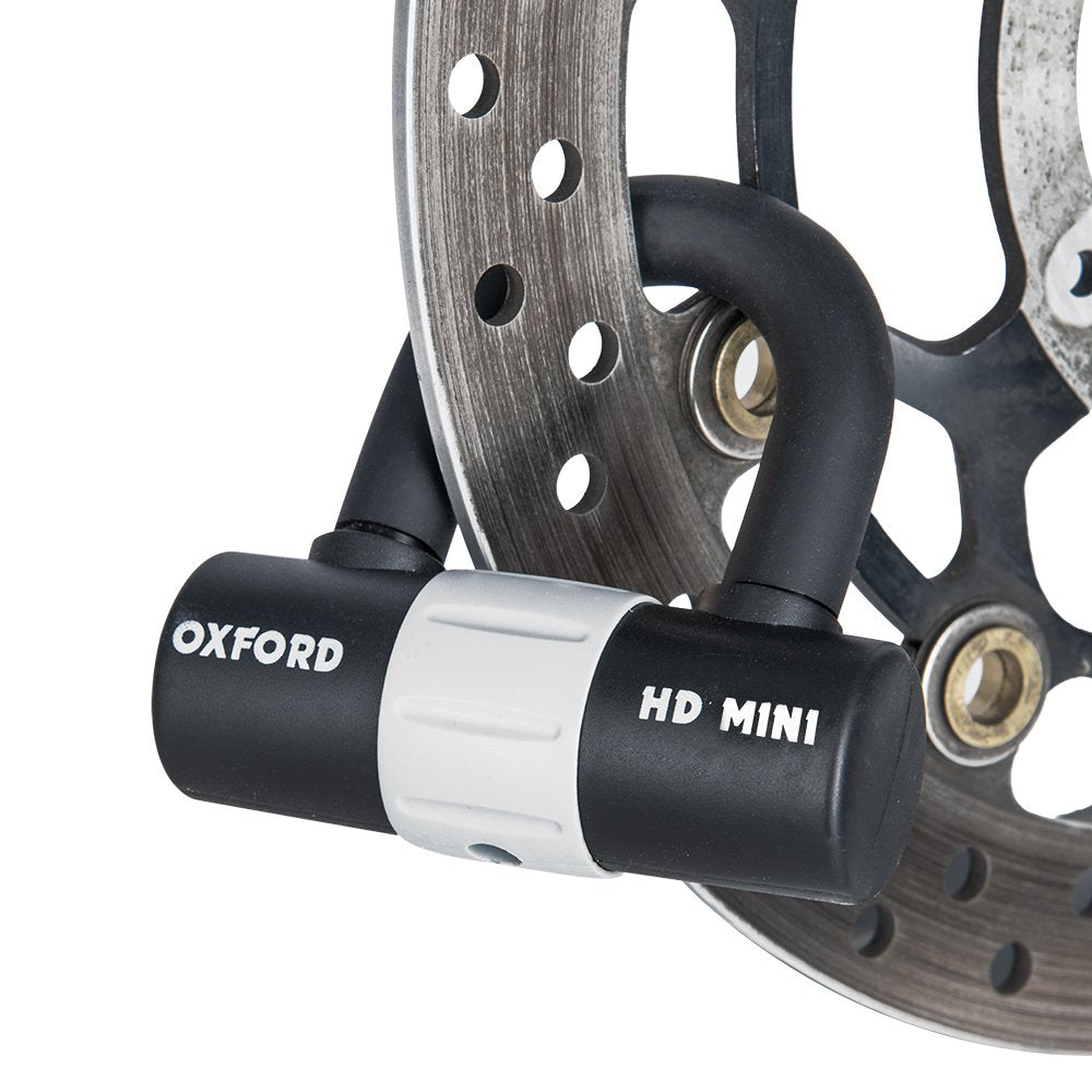 Oxford OF161 HD Mini Shackle 14mm Secure Motorbike Motorcycle Lock Disc Lock