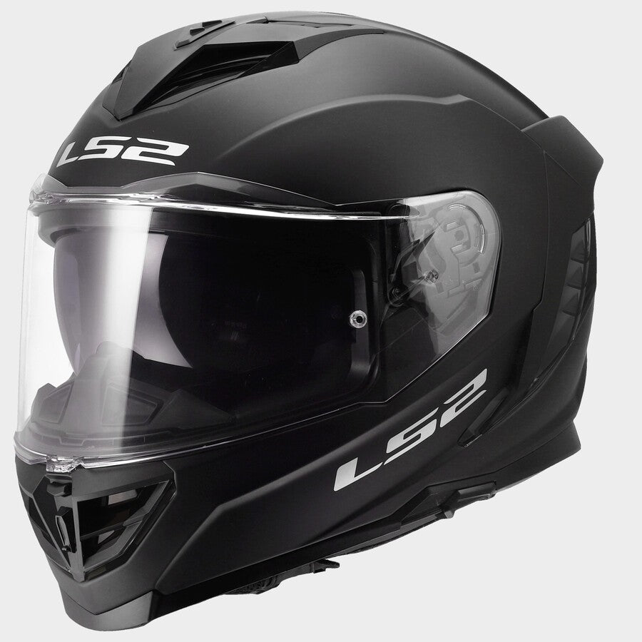 LS2 FF818 Storm III Solid Matt Black Motorcycle Helmet