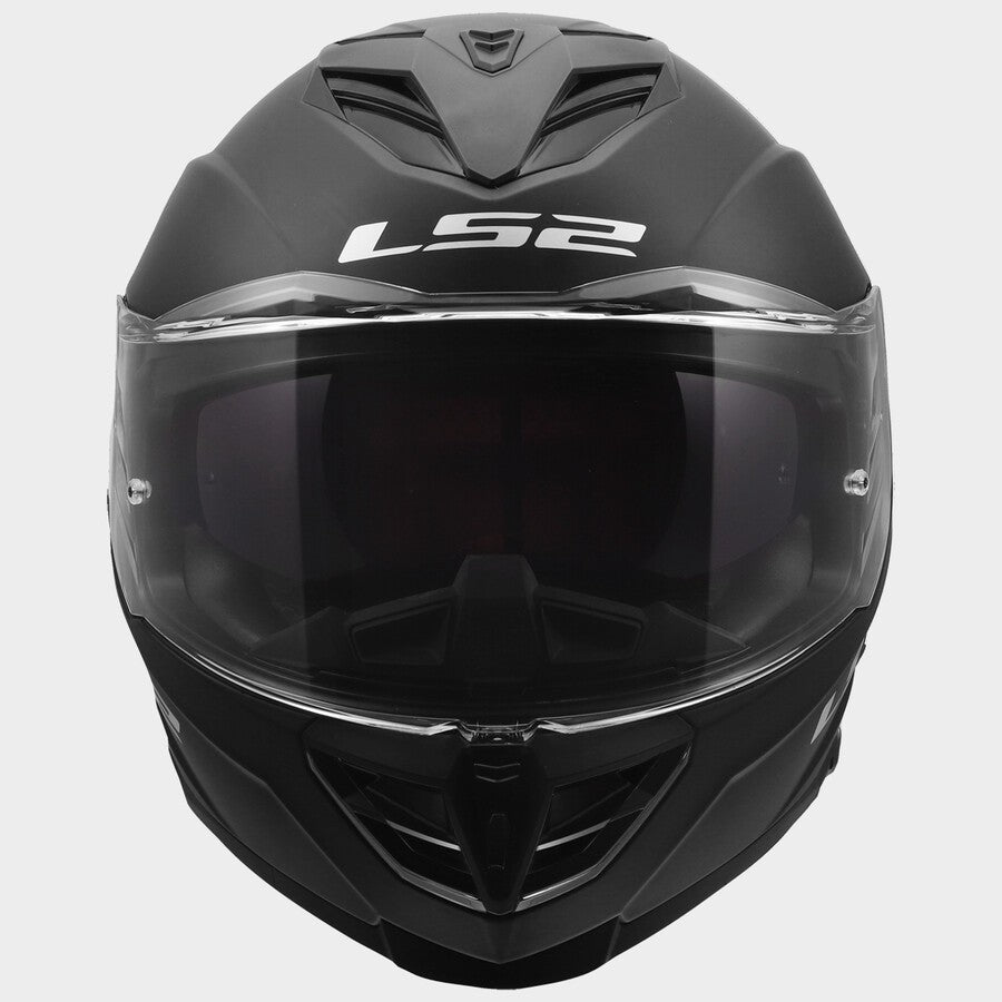 LS2 FF818 Storm III Solid Matt Black Motorcycle Helmet