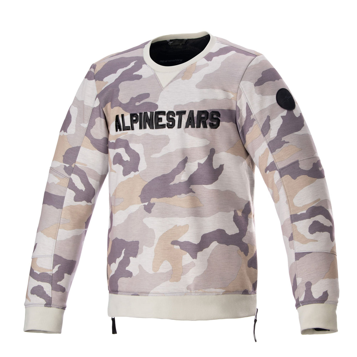Alpinestars Armoured Legit Crew Fleece Light Sweatshirt Grey Camo