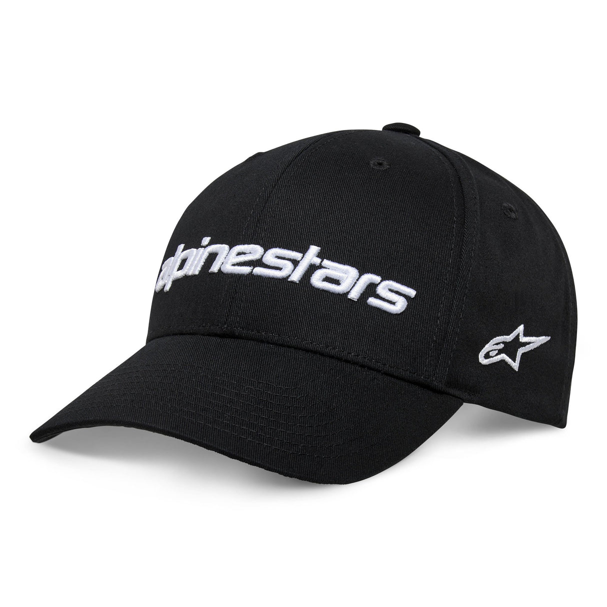 Alpinestars Linear Wordmark 2.0 Hat Baseball Black White