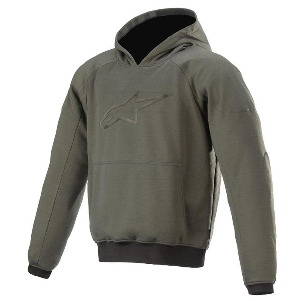 Alpinestars Ageless Motorcycle Armoured Hoodie Military Green Jacket
