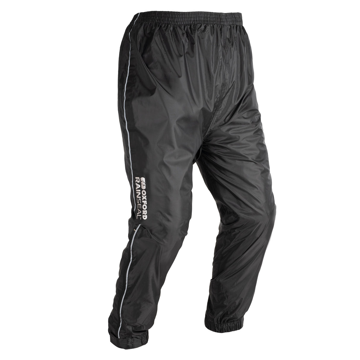 Oxford Rainseal Motorcycle Thermal Over Trousers Pants Waterproof Black