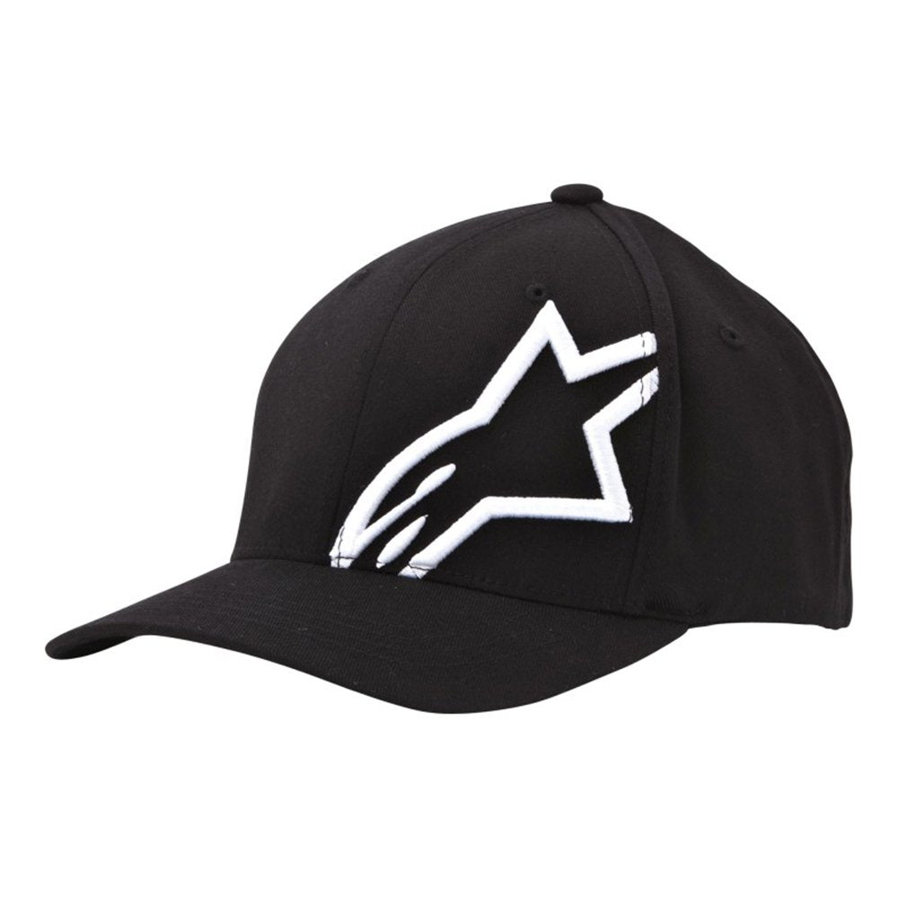 Alpinestars Corp Shift Flexfit Hat Baseball Cap Black White