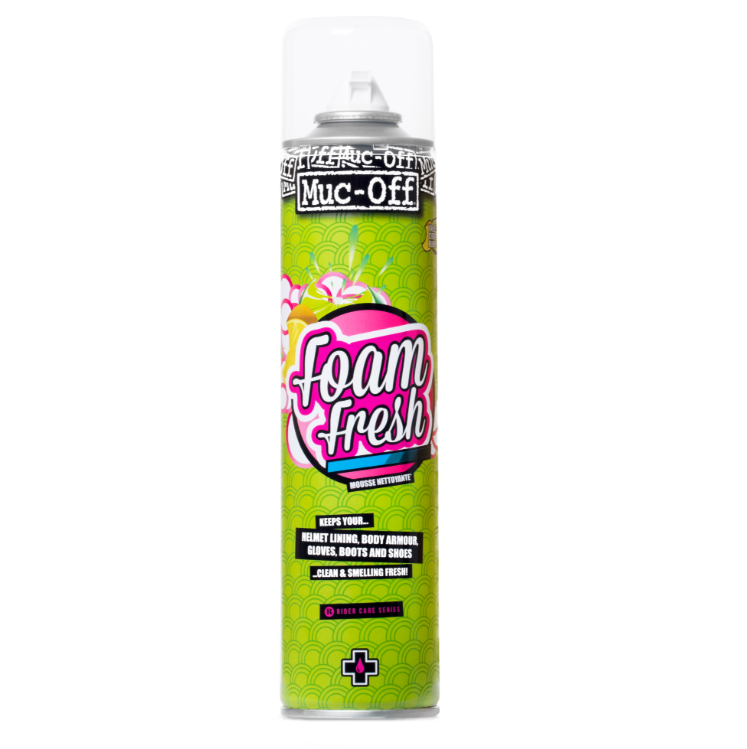 Muc-Off Foam Fresh Citric Burst Foaming Motorcycle Helmet Cleaner Spray 400ml