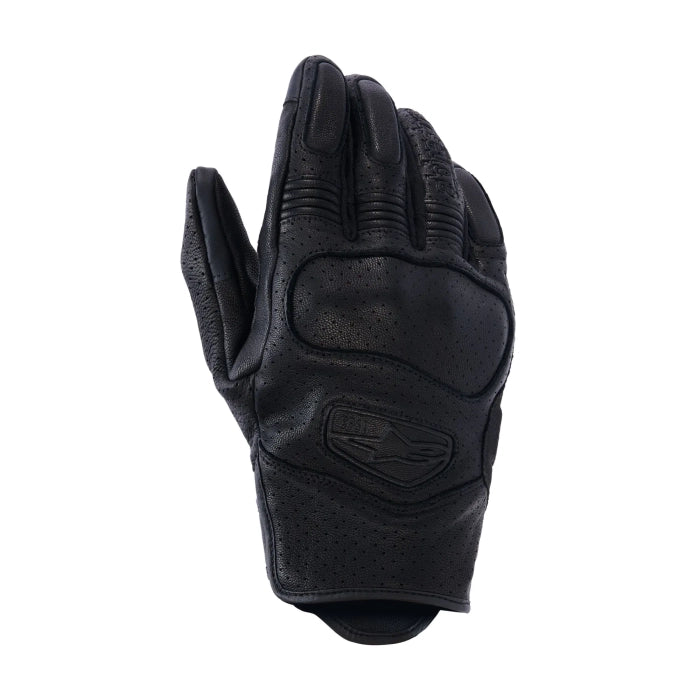 Alpinestars Mustang V3 Leather Men’s Motorcycle Gloves Black