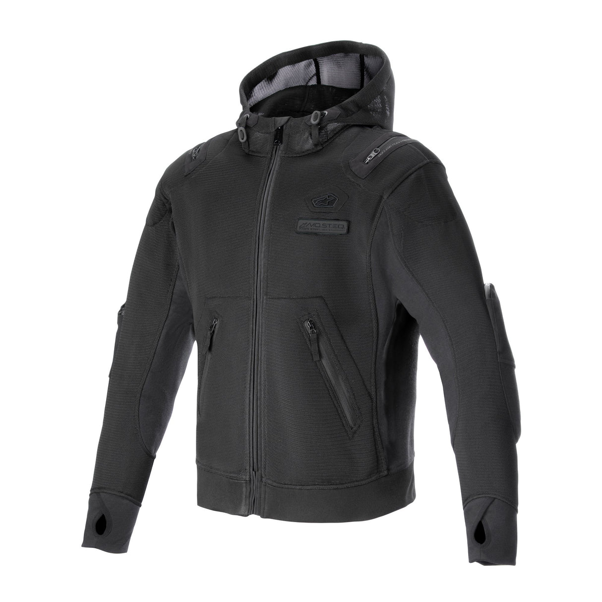Alpinestars Moflow Armoured Hoodie Air Tech Jacket Man Black