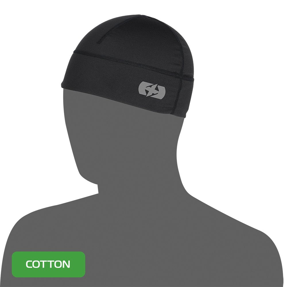 Oxford Skull Cap Helmet Liner Cotton 2 Pack Black