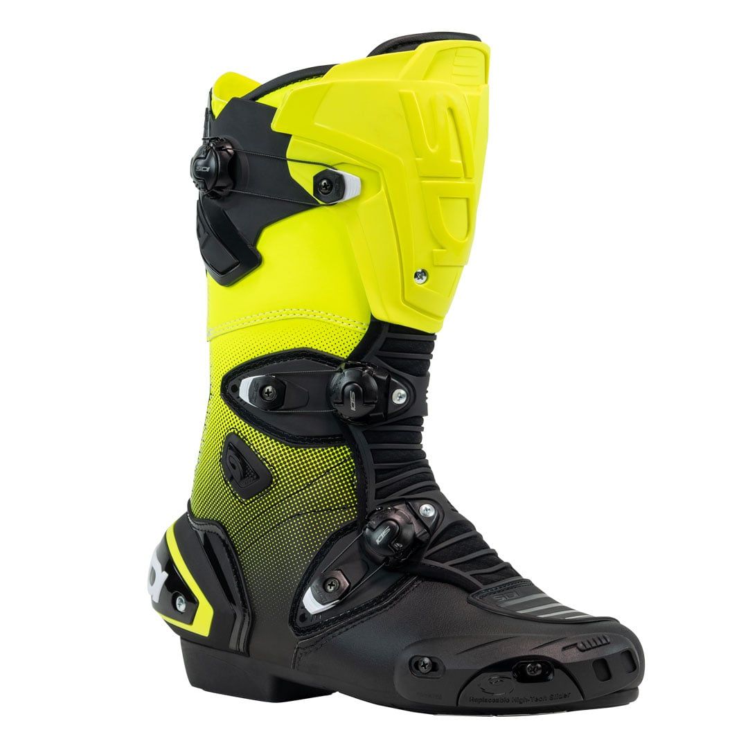 Sidi Mag 1 CE Motorcycle Boots Black Yellow
