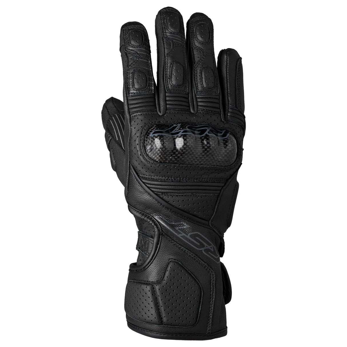 RST Fulcrum CE Mens Motorcycle Leather Gloves - Black