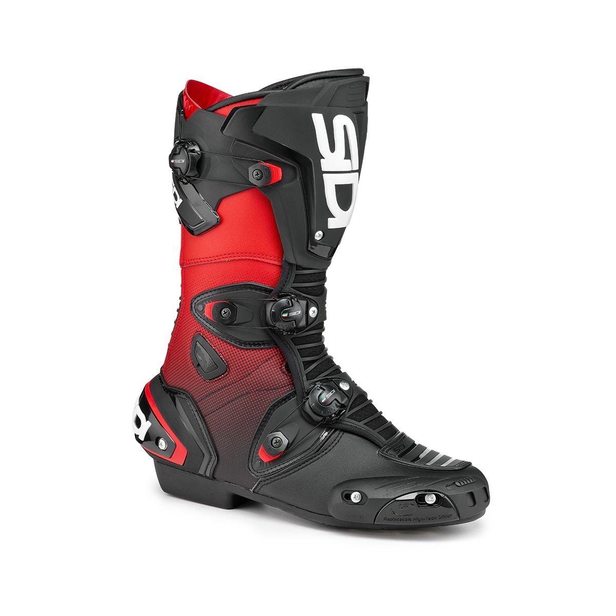 Sidi Mag 1 CE Motorcycle Boots Black Red