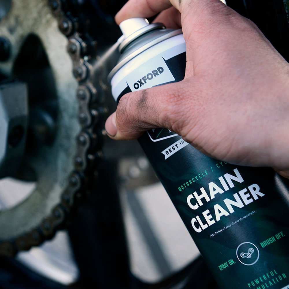 Oxford Mint OC200 Motorcycle Chain Cleaner Motorbike Cleaning Spray 500ml