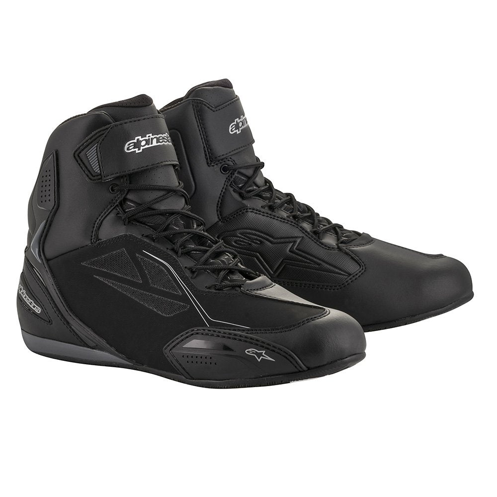Alpinestars Stella Faster 3 Drystar Shoes Black & Silver Womens Ladies Motorcycle Boots