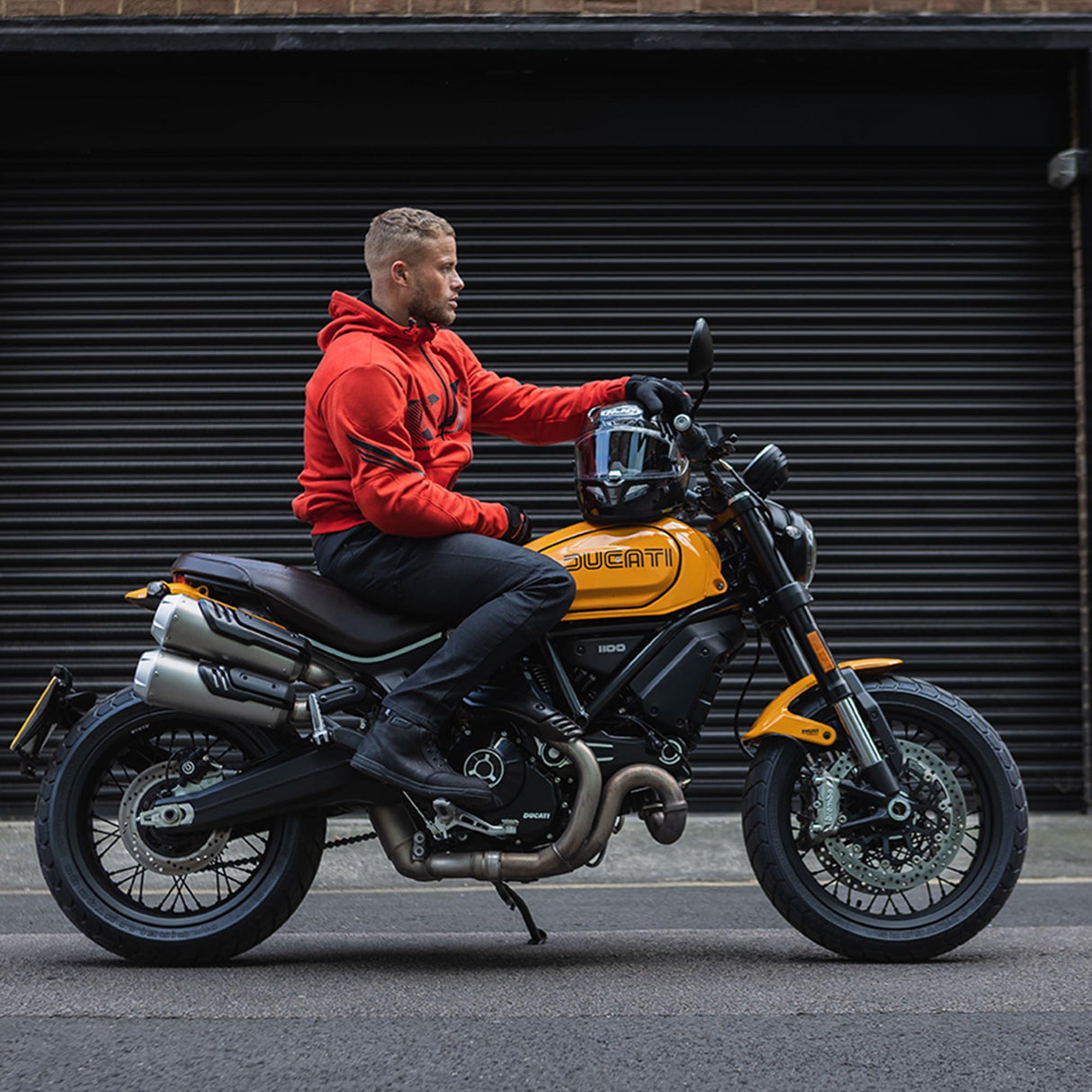 Oxford Super Hoodie 2.0 Mens Armoured Jacket Sports Red