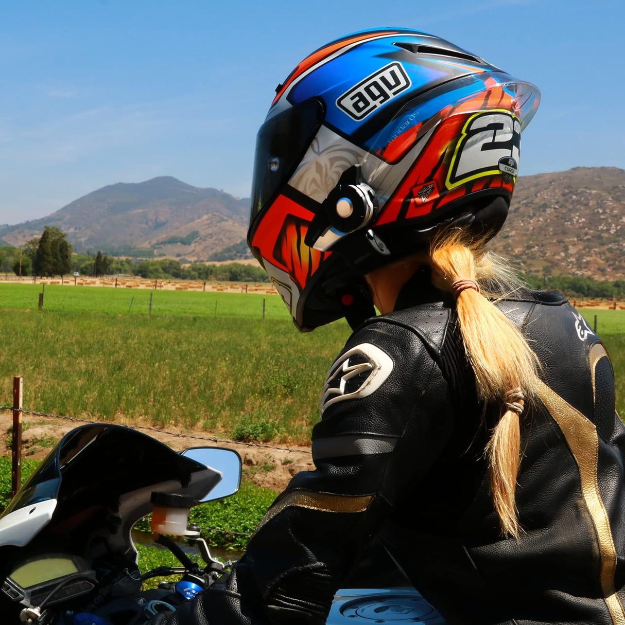 Sena 20S EVO Motorcycle Bluetooth Headset Communication System with HD Speakers