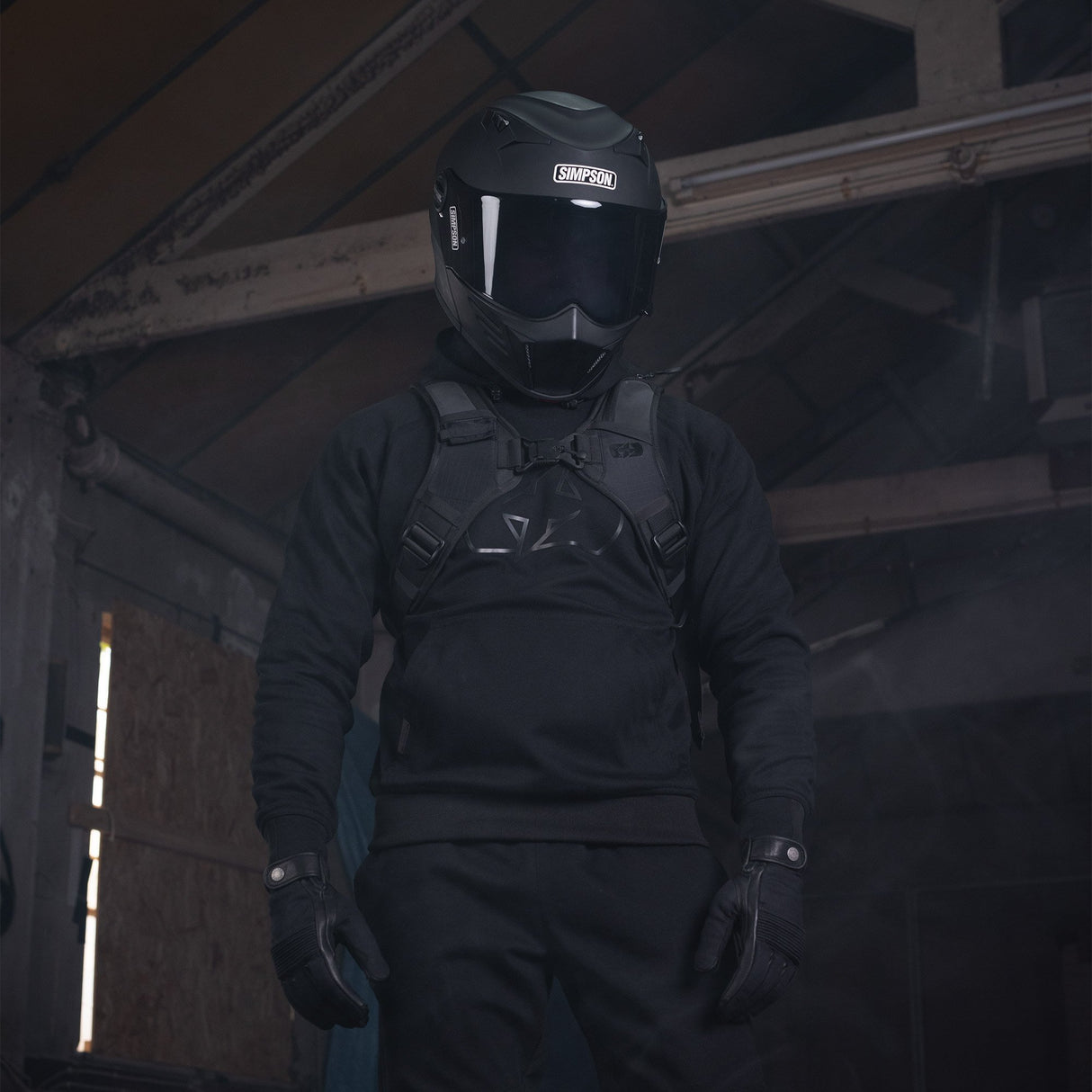 Oxford Armourlite AA Pullon Motorcycle Armoured Mens Hoodie Black