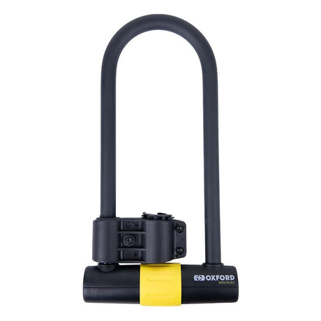 Oxford LK223 Magnum Motorcycle U-lock With Bracket 177 x 270mm