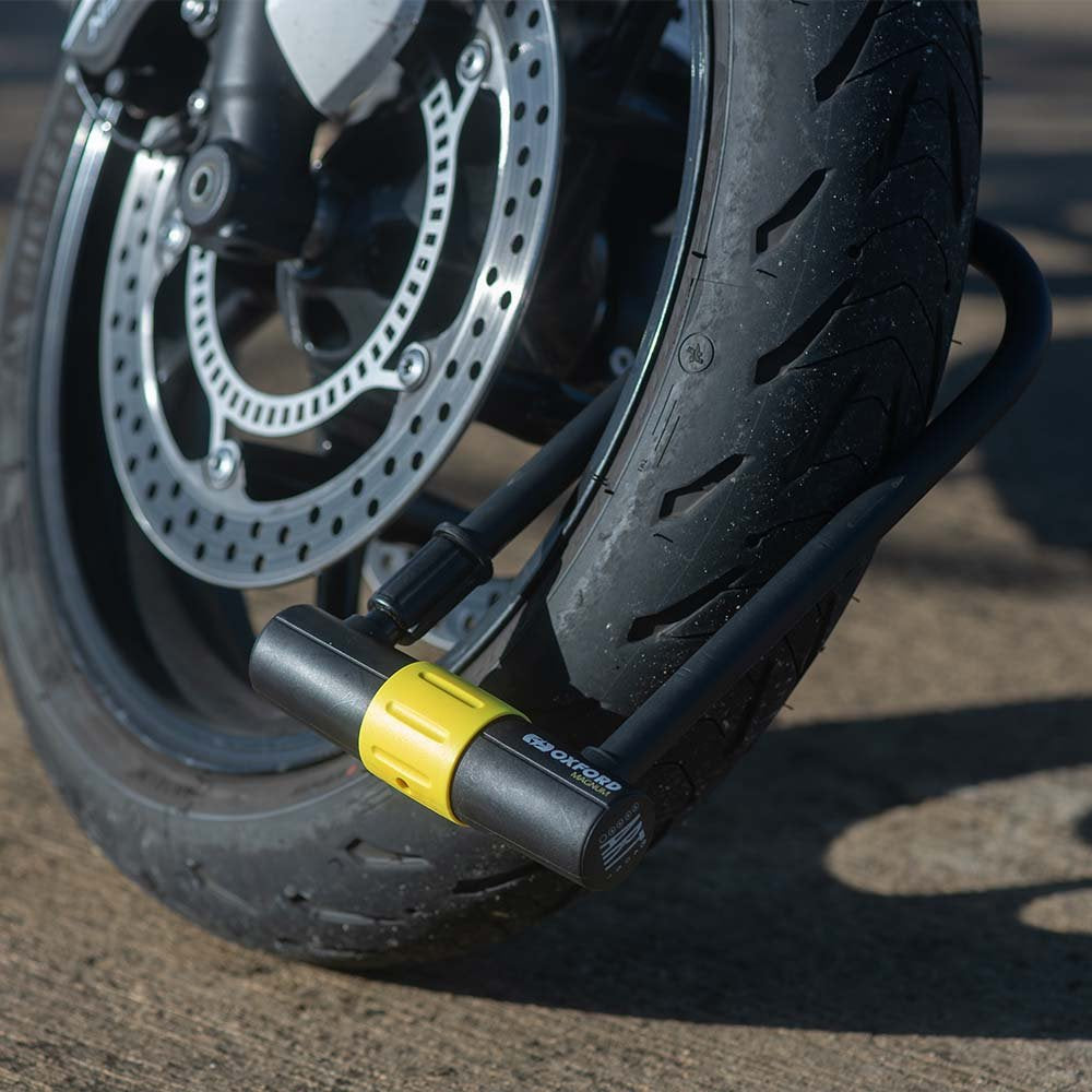 Oxford LK224 Magnum Motorcycle U-lock With Bracket 177 x 340mm