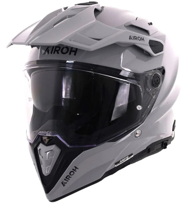 Airoh Commander 2 Cement Grey Gloss Motorcycle Helmet