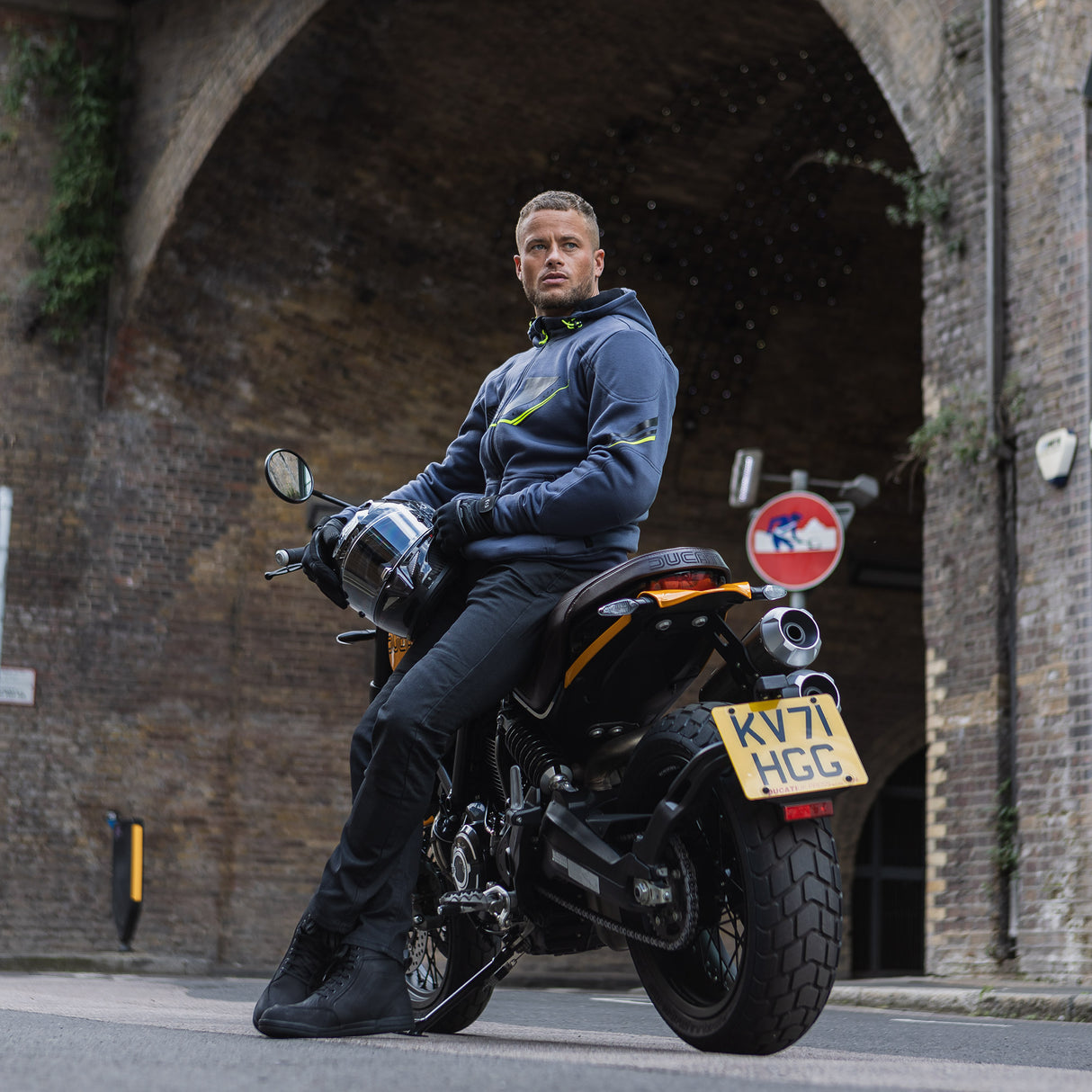 Oxford Super Hoodie 2.0 Mens Armoured Jacket Sports Grey