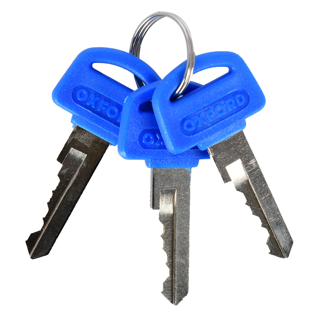Oxford OF249 Motorcycle Bicycle Cable Lock Security Locks 12mm x 1.8M Red