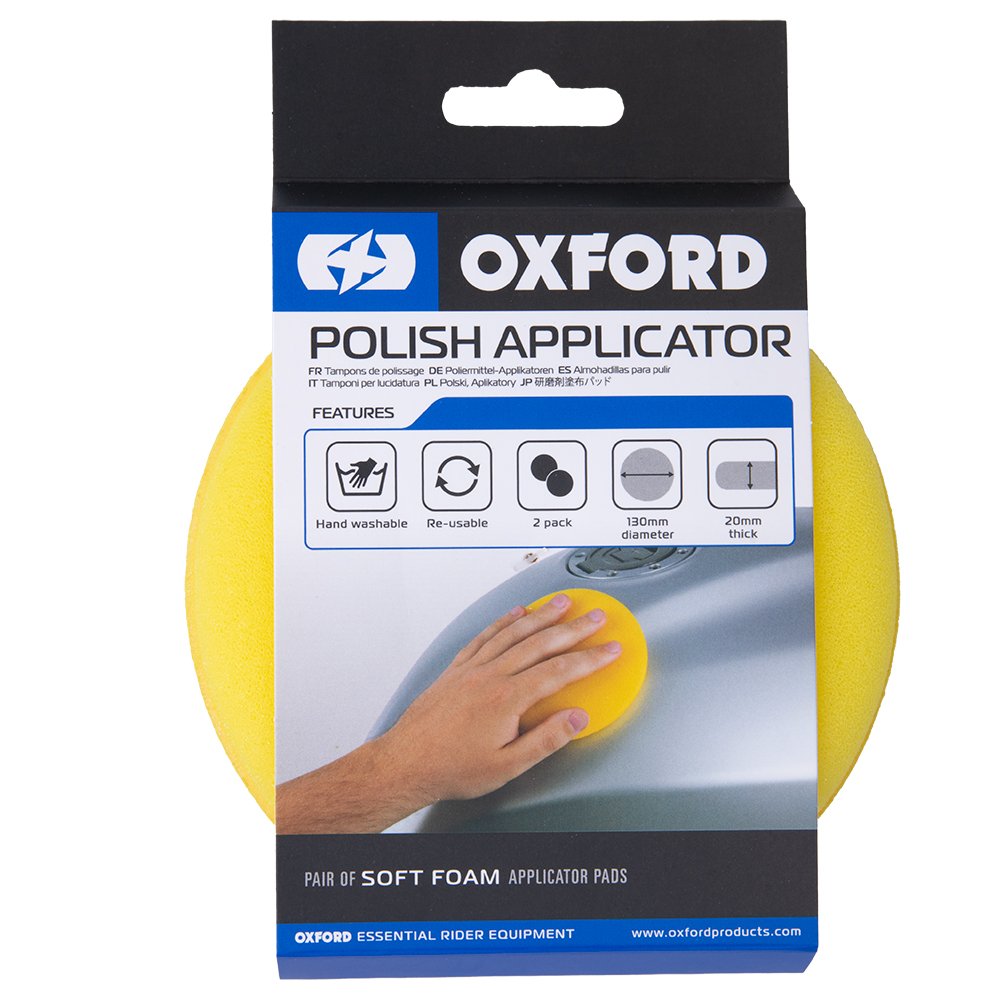 Oxford OX262 Super Soft Polish Applicator Foam Sponge Pads Twin Pack