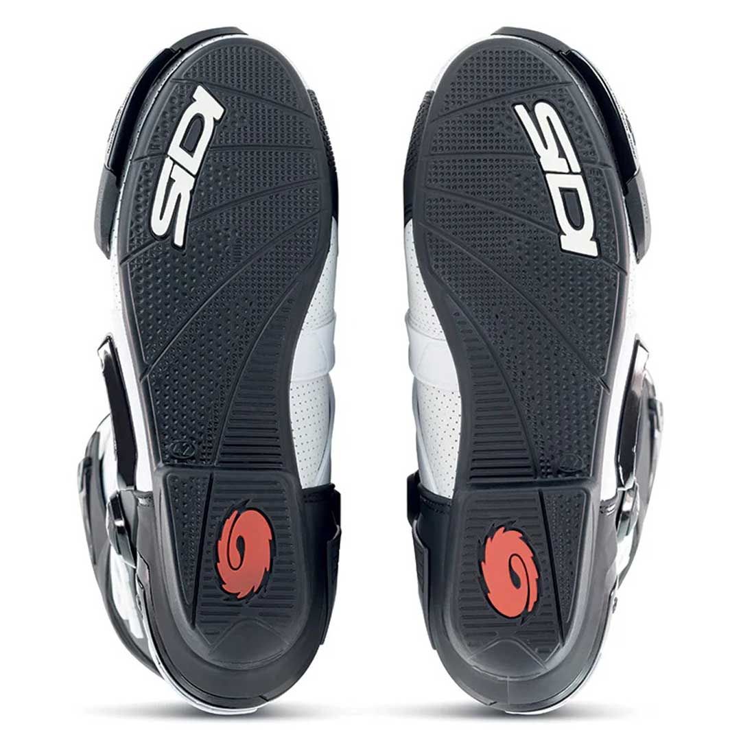 Sidi Rex Air CE Motorcycle Boots White Black
