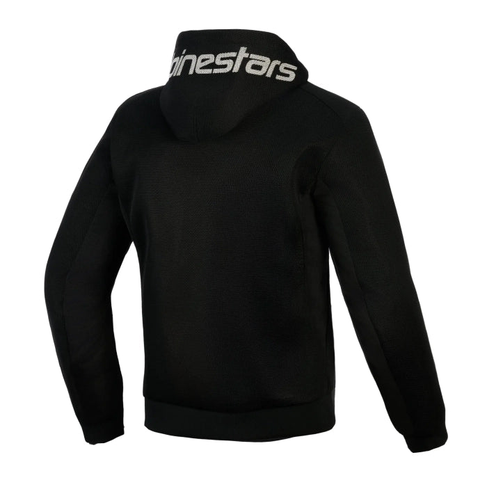 Alpinestars Chrome Superairflow Men’s Motorcycle Armoured Hoodie Black