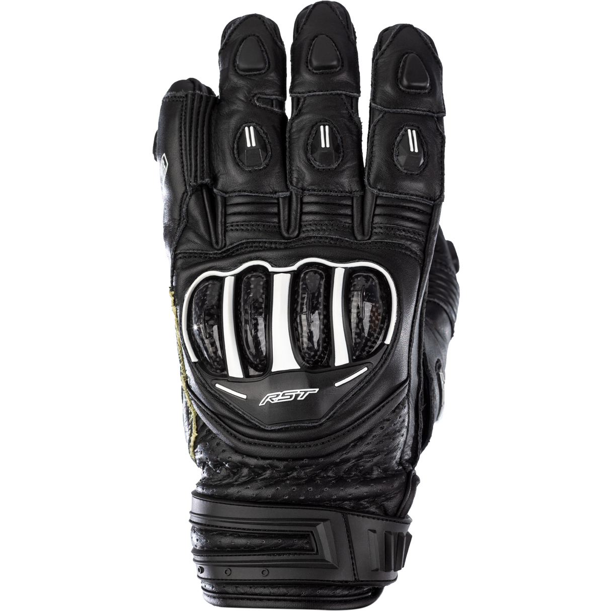 RST Tractech Evo 4 Short CE Motorcycle Leather Mens Gloves Black