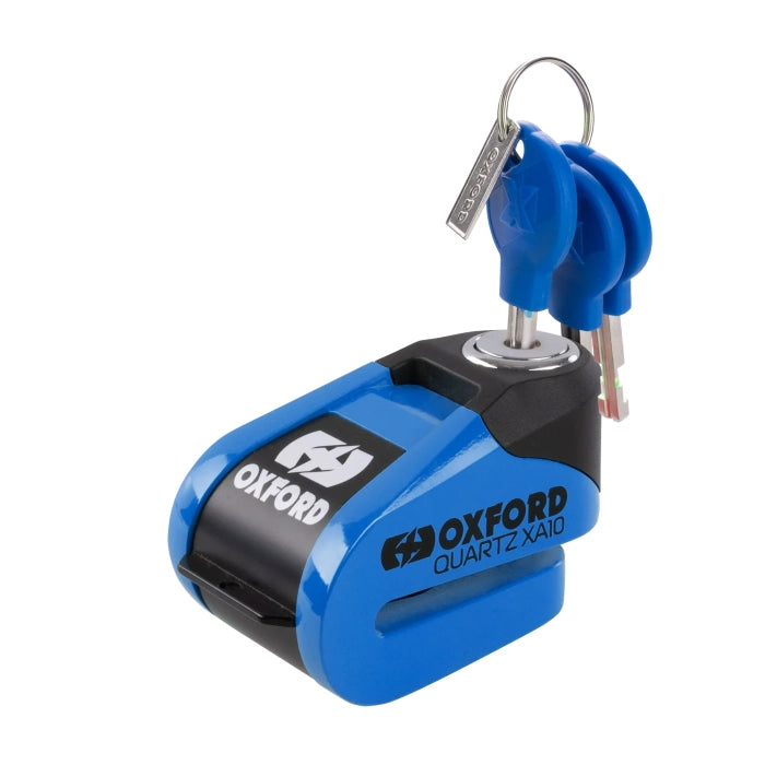 Oxford LK910 Quartz XA10 Motorcycle Alarm Disc Lock Blue