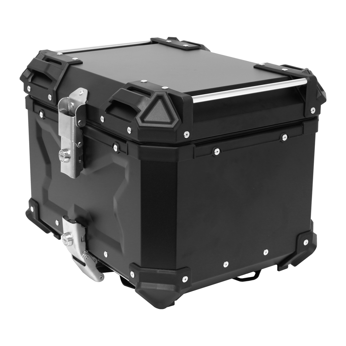 Bike It Rigid Aluminium Luggage Lockable Top Box Universal Fit