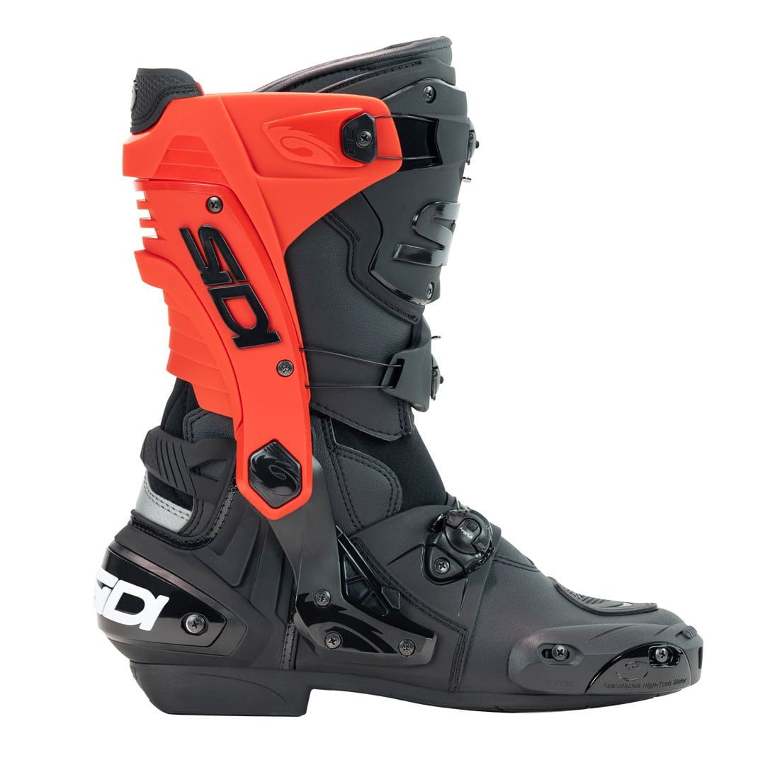 Sidi Rex CE Motorcycle Boots Black Red