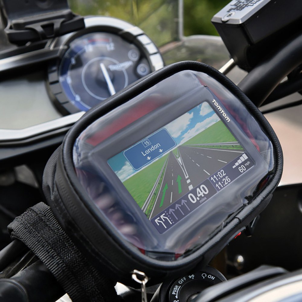 Oxford OX558 Strap-Nav Motorcycle Bicycle Waterproof Sat Nav Holder