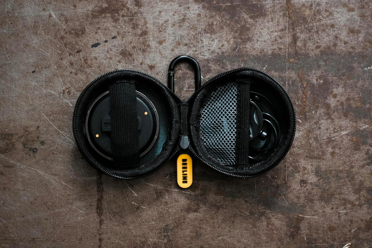 Moto II Carry Case Durable EVA Protective Hard Case with Padded Interior & Carabiner Clip