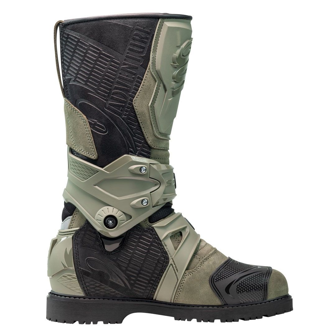 Sidi Adventure 2 Gore-Tex Motorcycle Boots Military Green