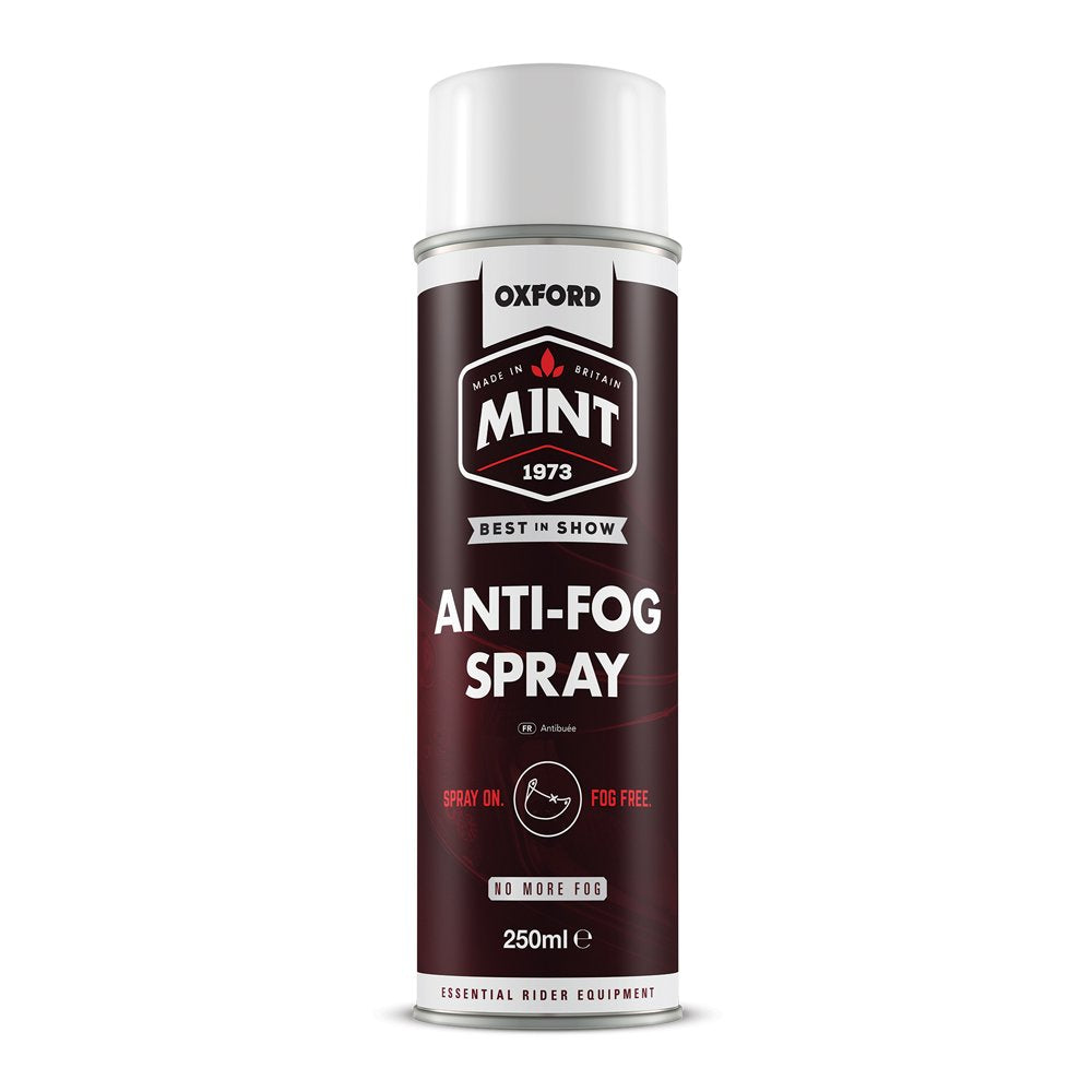 Oxford Mint OC301 AntiFog Motorcycle Helmet Visor Spray Motorbike Anti Fog 250ml